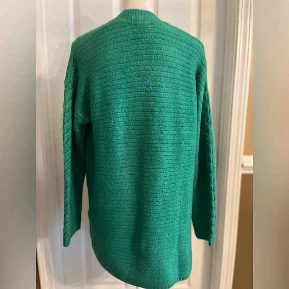 Jones New York 2pc Set Signature Paisley turtleneck with Cardigan size S. NWT - Picture 4 of 16